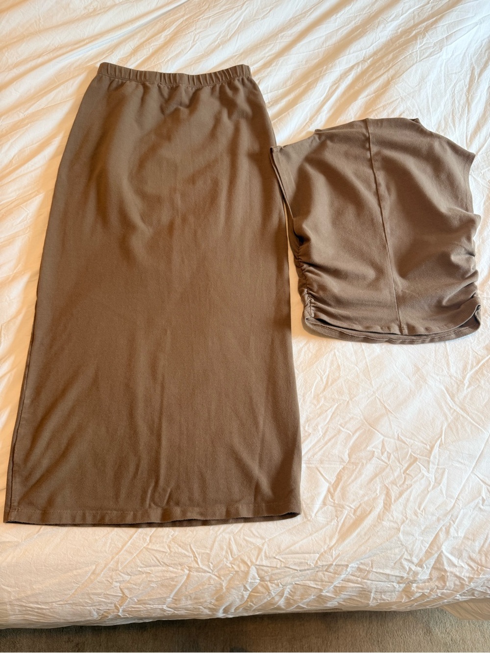 Reformation Foster Knit Two Piece Shitake - Size XS - Picture 10 of 10